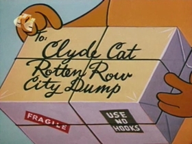 Screenshots from the 1959 Walter Lantz cartoon Tomcat Combat