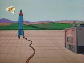 Screenshots from the 1959 Walter Lantz cartoon Tomcat Combat