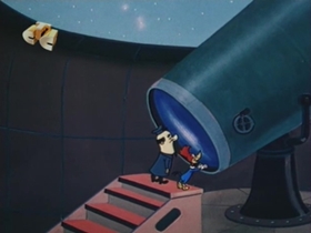 Screenshots from the 1959 Walter Lantz cartoon Tomcat Combat
