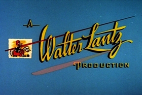 Screenshots from the 1959 Walter Lantz cartoon Log Jammed