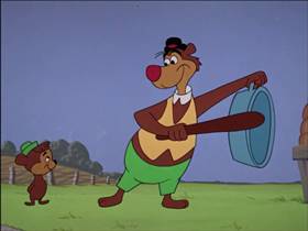 Screenshots from the 1959 Walter Lantz cartoon Bee Bopped