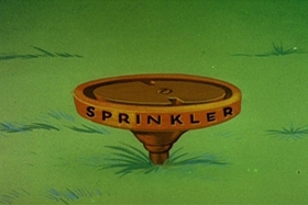 Screenshots from the 1959 Walter Lantz cartoon The Tee Bird