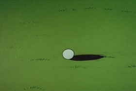 Screenshots from the 1959 Walter Lantz cartoon The Tee Bird