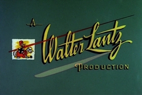 Screenshots from the 1959 Walter Lantz cartoon The Tee Bird