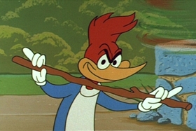 Screenshots from the 1959 Walter Lantz cartoon Romp in a Swamp