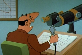 Screenshots from the 1959 Walter Lantz cartoon Romp in a Swamp