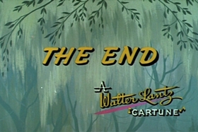 Screenshots from the 1959 Walter Lantz cartoon Romp in a Swamp