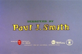 Screenshots from the 1959 Walter Lantz cartoon Kiddie League