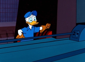 Screenshots from the 1959 Disney cartoon How to Have an Accident at Work