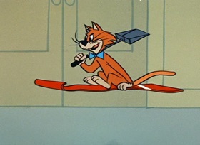 Screenshots from the 1959 Hanna-Barbera cartoon Jinks
