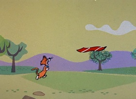 Screenshots from the 1959 Hanna-Barbera cartoon Jinks