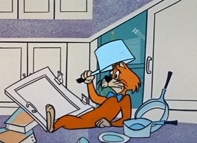 Screenshots from the 1959 Hanna-Barbera cartoon Jinks