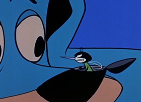 Screenshots from the 1959 Hanna-Barbera cartoon Skeeter Trouble