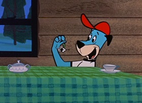 Screenshots from the 1959 Hanna-Barbera cartoon Skeeter Trouble