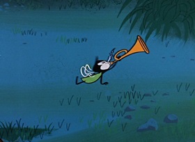 Screenshots from the 1959 Hanna-Barbera cartoon Skeeter Trouble