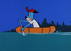 Screenshots from the 1959 Hanna-Barbera cartoon Skeeter Trouble