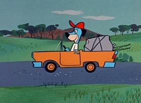 Screenshots from the 1959 Hanna-Barbera cartoon Skeeter Trouble