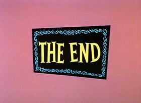 Screenshots from the 1959 Hanna-Barbera cartoon Puppet Pals