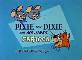 Screenshots from the 1959 Hanna-Barbera cartoon Puppet Pals