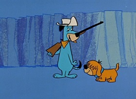 Screenshots from the 1959 Hanna-Barbera cartoon Sheep-Shape Sheepherder