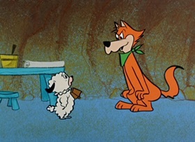 Screenshots from the 1959 Hanna-Barbera cartoon Sheep-Shape Sheepherder