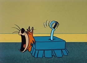 Screenshots from the 1959 Hanna-Barbera cartoon Mark of the Mouse