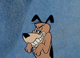 Screenshots from the 1959 Hanna-Barbera cartoon Barbecue Hound