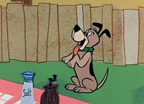 Screenshots from the 1959 Hanna-Barbera cartoon Barbecue Hound