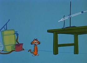 Screenshots from the 1959 Hanna-Barbera cartoon Dinky Jinks