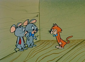 Screenshots from the 1959 Hanna-Barbera cartoon Dinky Jinks