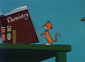 Screenshots from the 1959 Hanna-Barbera cartoon Dinky Jinks