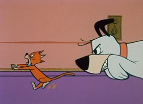 Screenshots from the 1959 Hanna-Barbera cartoon Dinky Jinks
