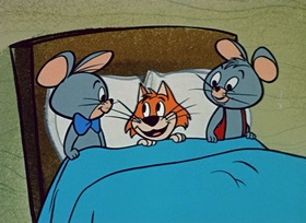 Screenshots from the 1959 Hanna-Barbera cartoon Dinky Jinks