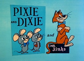 Screenshots from the 1959 Hanna-Barbera cartoon Dinky Jinks