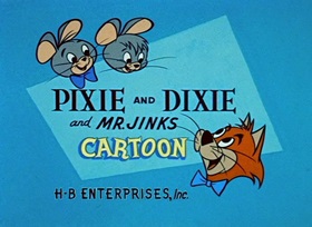 Screenshots from the 1959 Hanna-Barbera cartoon Dinky Jinks