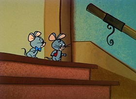 Screenshots from the 1959 Hanna-Barbera cartoon Dinky Jinks