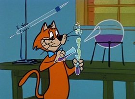Screenshots from the 1959 Hanna-Barbera cartoon Dinky Jinks