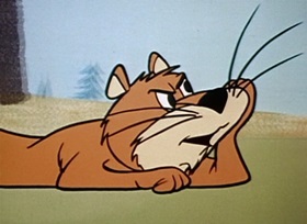 Screenshots from the 1959 Hanna-Barbera cartoon Bear on a Picnic