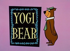 Screenshots from the 1959 Hanna-Barbera cartoon Bear on a Picnic