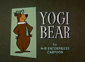 Screenshots from the 1959 Hanna-Barbera cartoon Bear on a Picnic