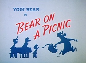 Screenshots from the 1959 Hanna-Barbera cartoon Bear on a Picnic