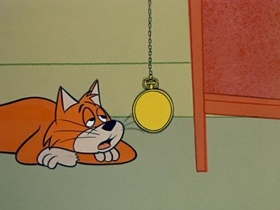 Screenshots from the 1959 Hanna-Barbera cartoon Hypnotize Surprise