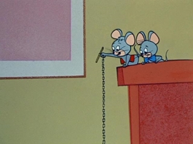 Screenshots from the 1959 Hanna-Barbera cartoon Hypnotize Surprise