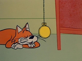 Screenshots from the 1959 Hanna-Barbera cartoon Hypnotize Surprise