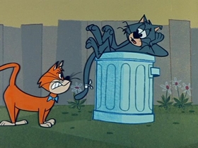 Screenshots from the 1959 Hanna-Barbera cartoon Hypnotize Surprise