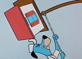 Screenshots from the 1959 Hanna-Barbera cartoon Bird House Blues