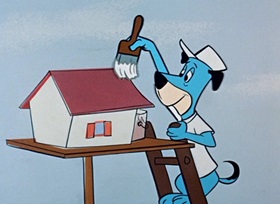 Screenshots from the 1959 Hanna-Barbera cartoon Bird House Blues