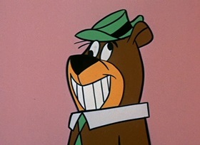 Screenshots from the 1959 Hanna-Barbera cartoon Prize Fight Fright