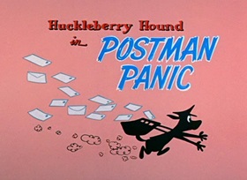 Screenshots from the 1959 Hanna-Barbera cartoon Postman Panic