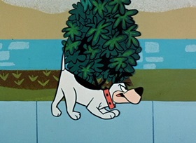 Screenshots from the 1959 Hanna-Barbera cartoon Postman Panic